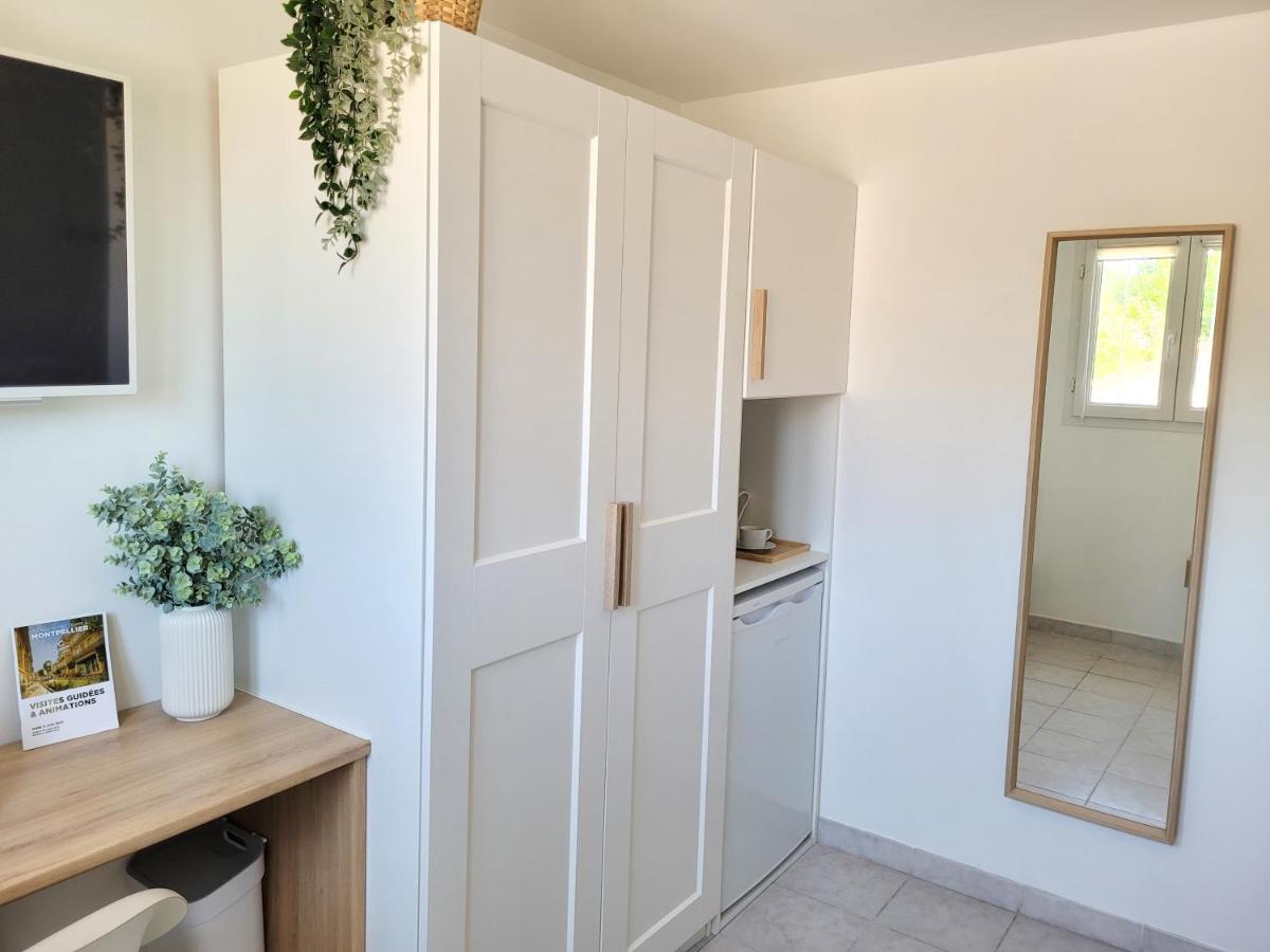 Chambre Climatisee Lit Double - Proche Tram & Centre Montpellier Exterior photo